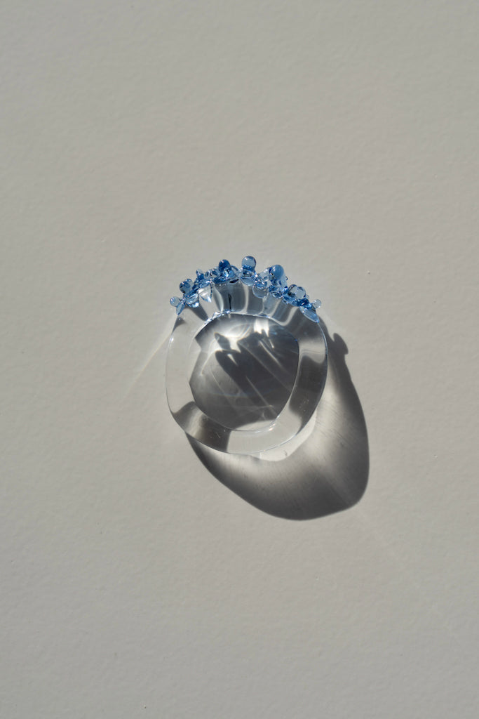 Bague Cosmos bleu clair