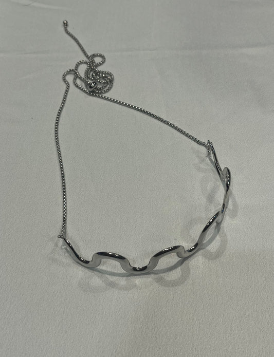 Waves Choker Silver