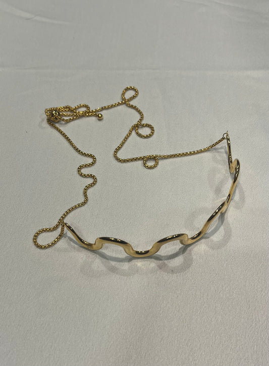 Waves Choker Gold