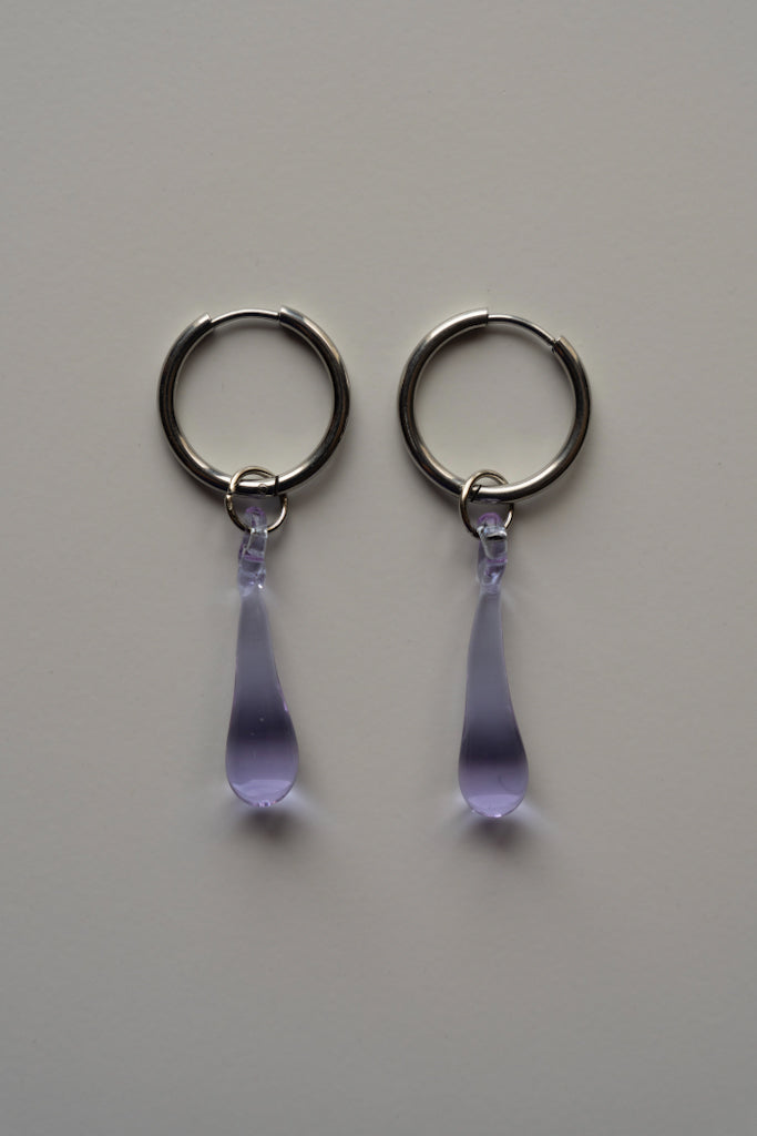 Boucles d'oreilles Aqua Violet