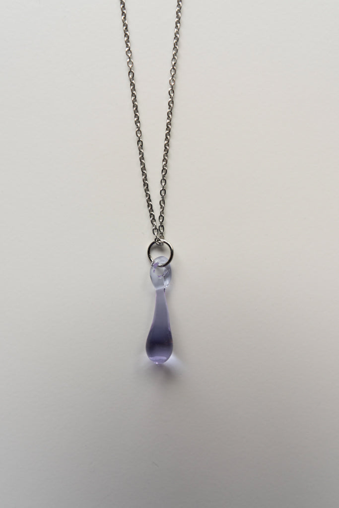 Lila Aqua Halskette