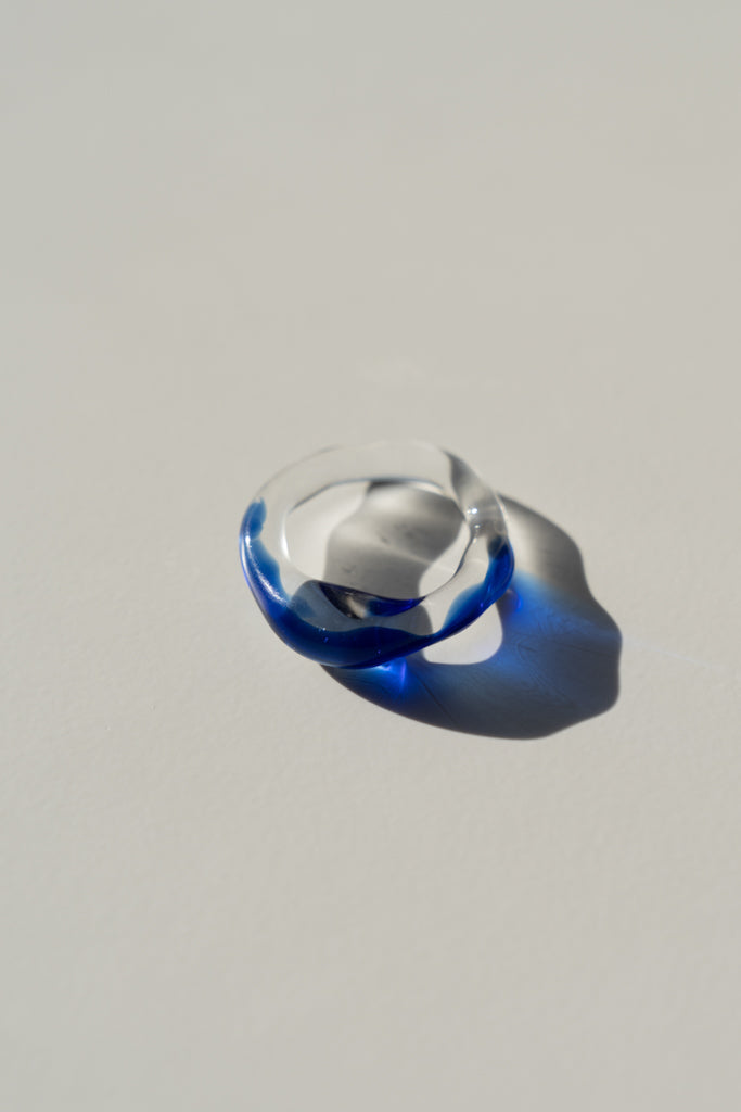 Bague Iris Bleu Marine