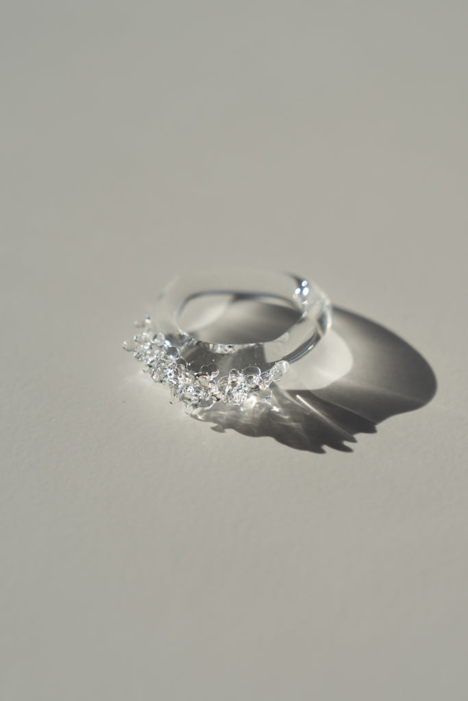 Bague Cosmos transparente