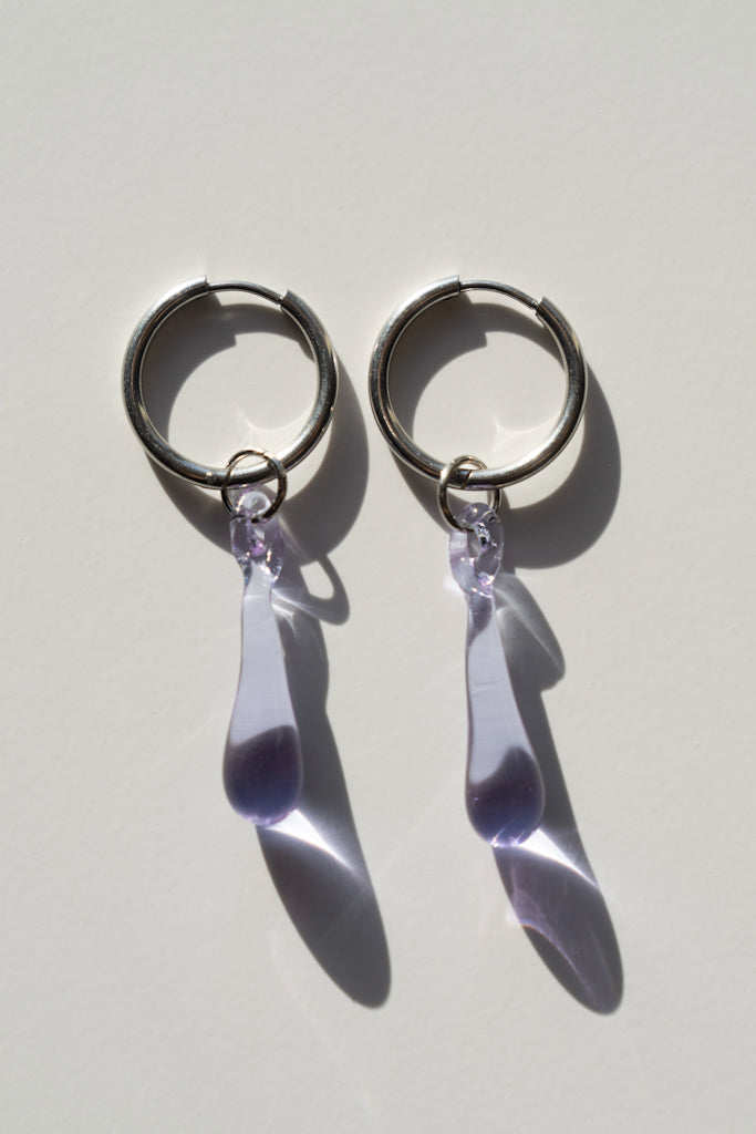 Boucles d'oreilles Aqua Violet